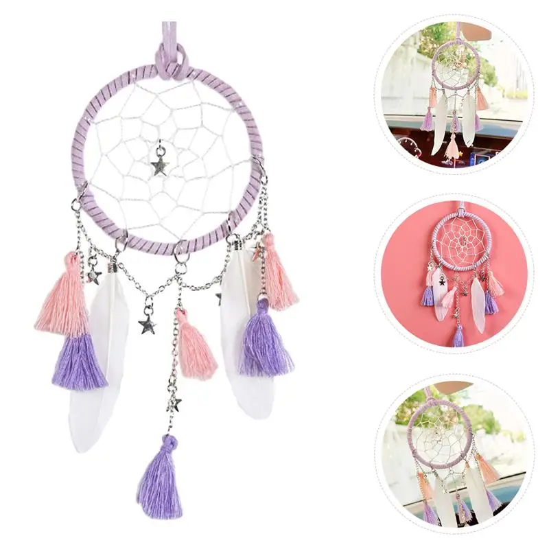 

1pc Hanging Dreamcathcer Wall Art Tassel Hanging Decor Hanging Ornament for Car Gift