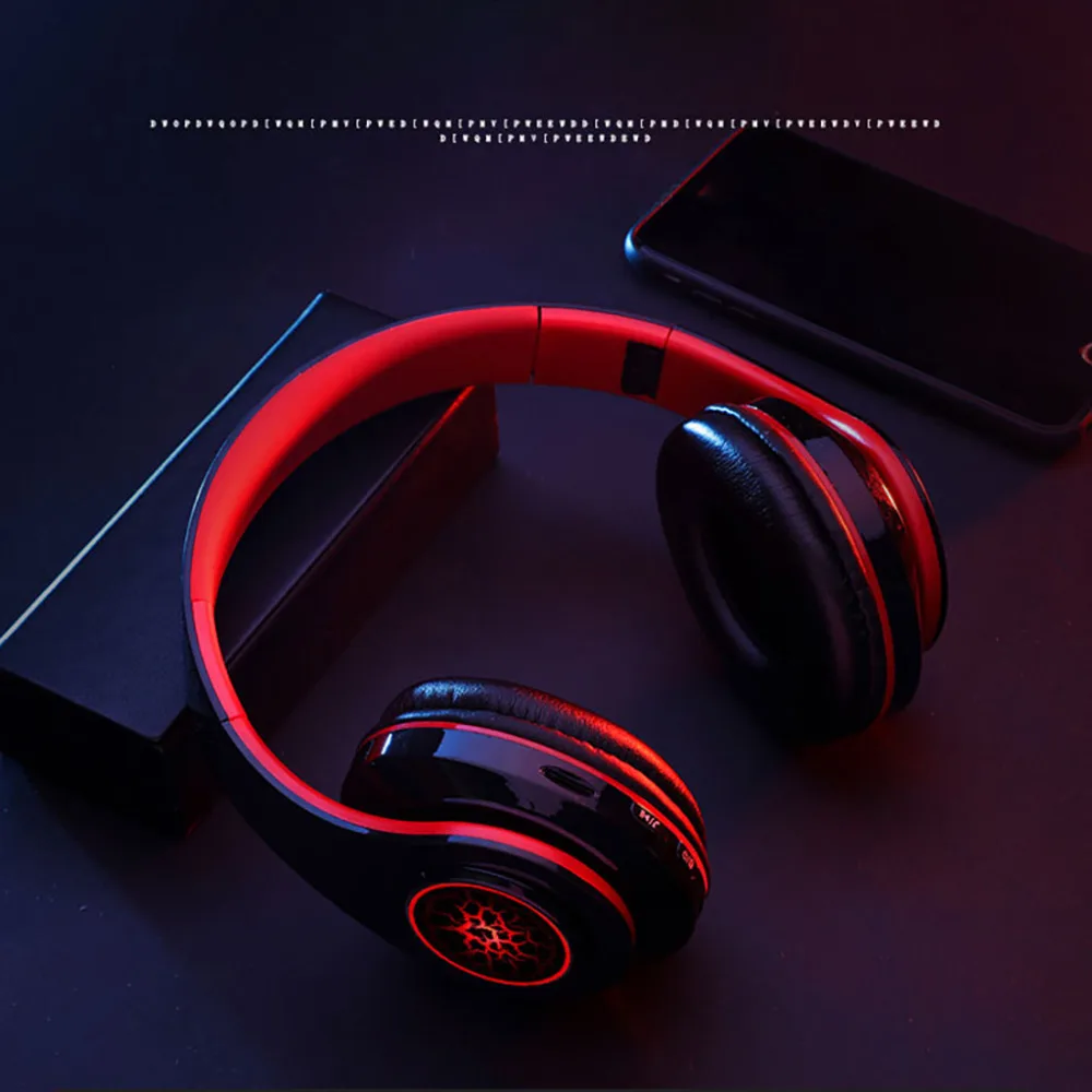 Mosunx беспроводная гарнитура bluetooth-гарнитура Складная регулируемая гарнитура с микрофоном для мобильного телефона