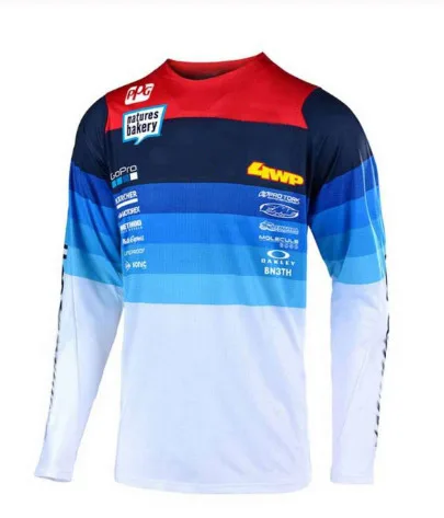 DH LS BMX motocross downhill cycling Jersey clothing enduro team pro rbx MTB Moto GP mountainbike accept customized-in S |