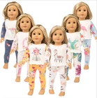 Набор одежды для отдыха с животными, подходит для американской девушки 18 дюймов, американская девочка кукла Александра, кукла, лучший подарок