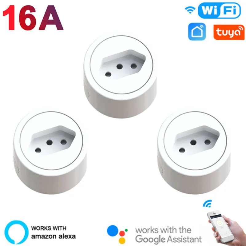 

Смарт-розетка с таймером и поддержкой Wi-Fi, 16 А