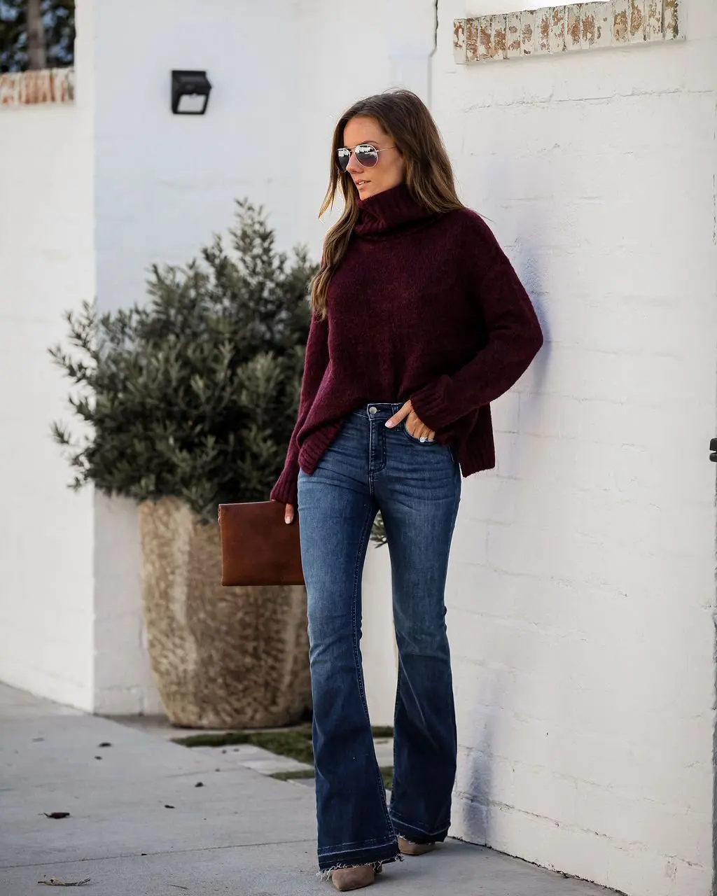 

Plus Size 2xl Pants Women Autumn Winter Clothes Flare Sexy High Waisted Patchwork Bulk Items Wholesale Lots Patchwork Mom Jeans