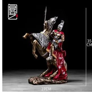 Статуэтка спартанского иероглифа с орнаментом в древнем римском стиле модель