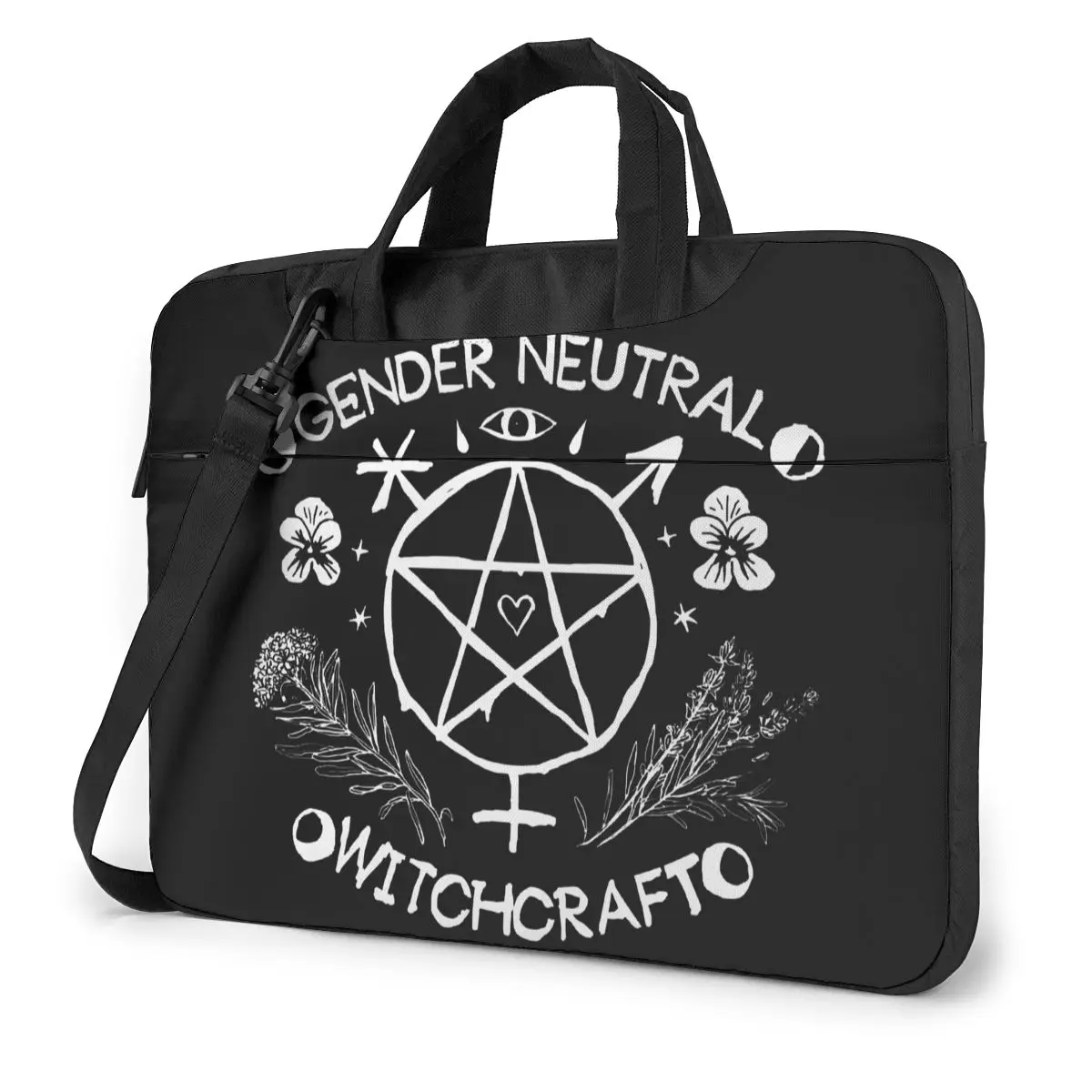 

Pentagram Laptop Bag Case Crossbody Shockproof Computer Bag Cute Travelmate Laptop Pouch