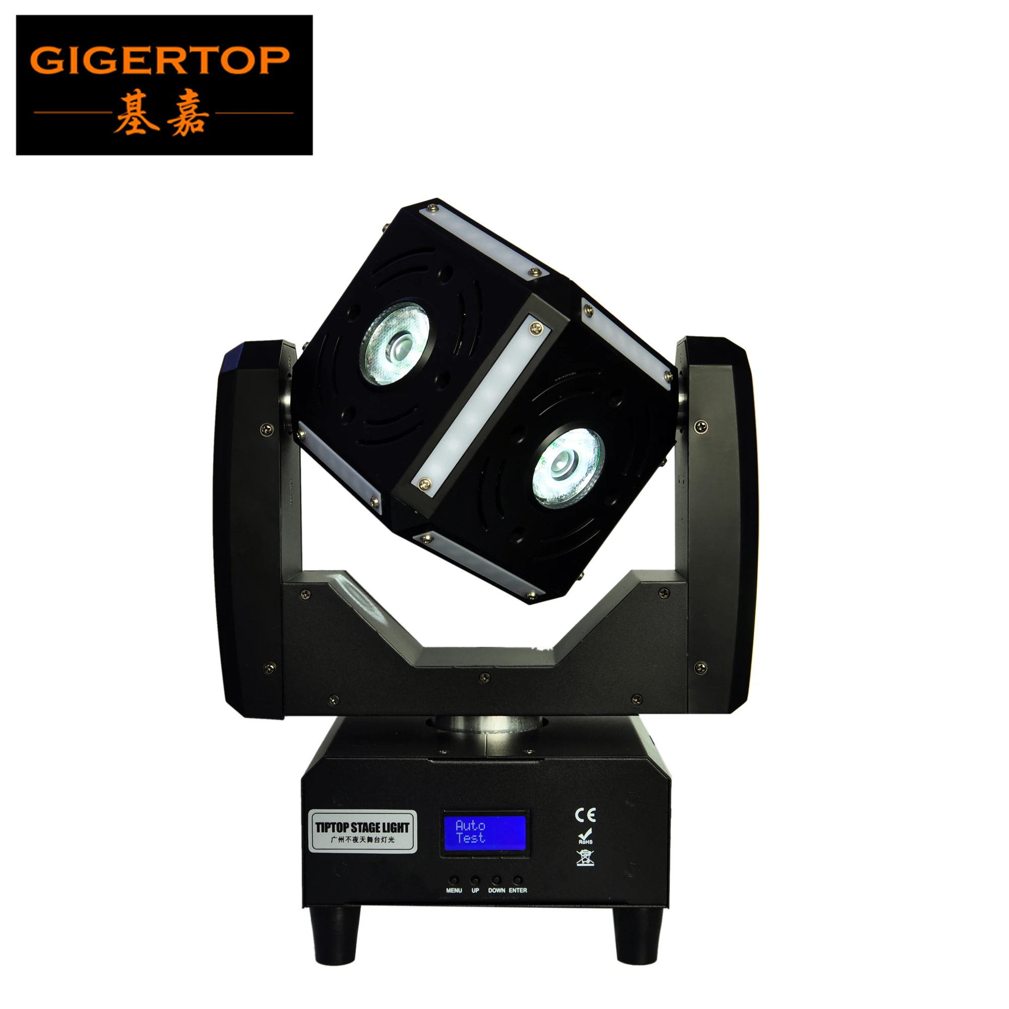 TIPTOP TP L681 мини куб светодиодный подвижный головсветильник свет 8/23/27/69 DMX каналы RGBW 4