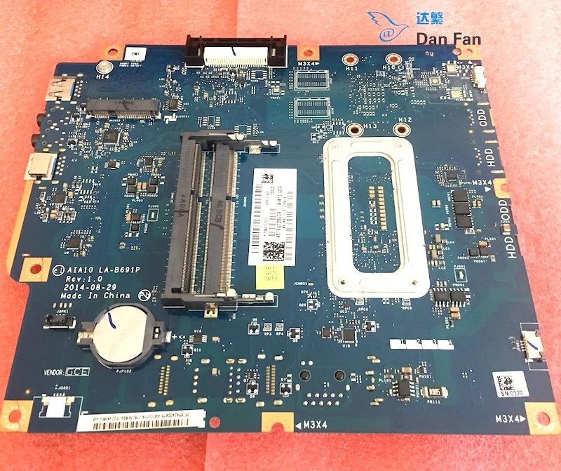 Материнская плата AIA10 C20-30 для Lenovo LA-B691P C2030 100% протестированная полностью работает