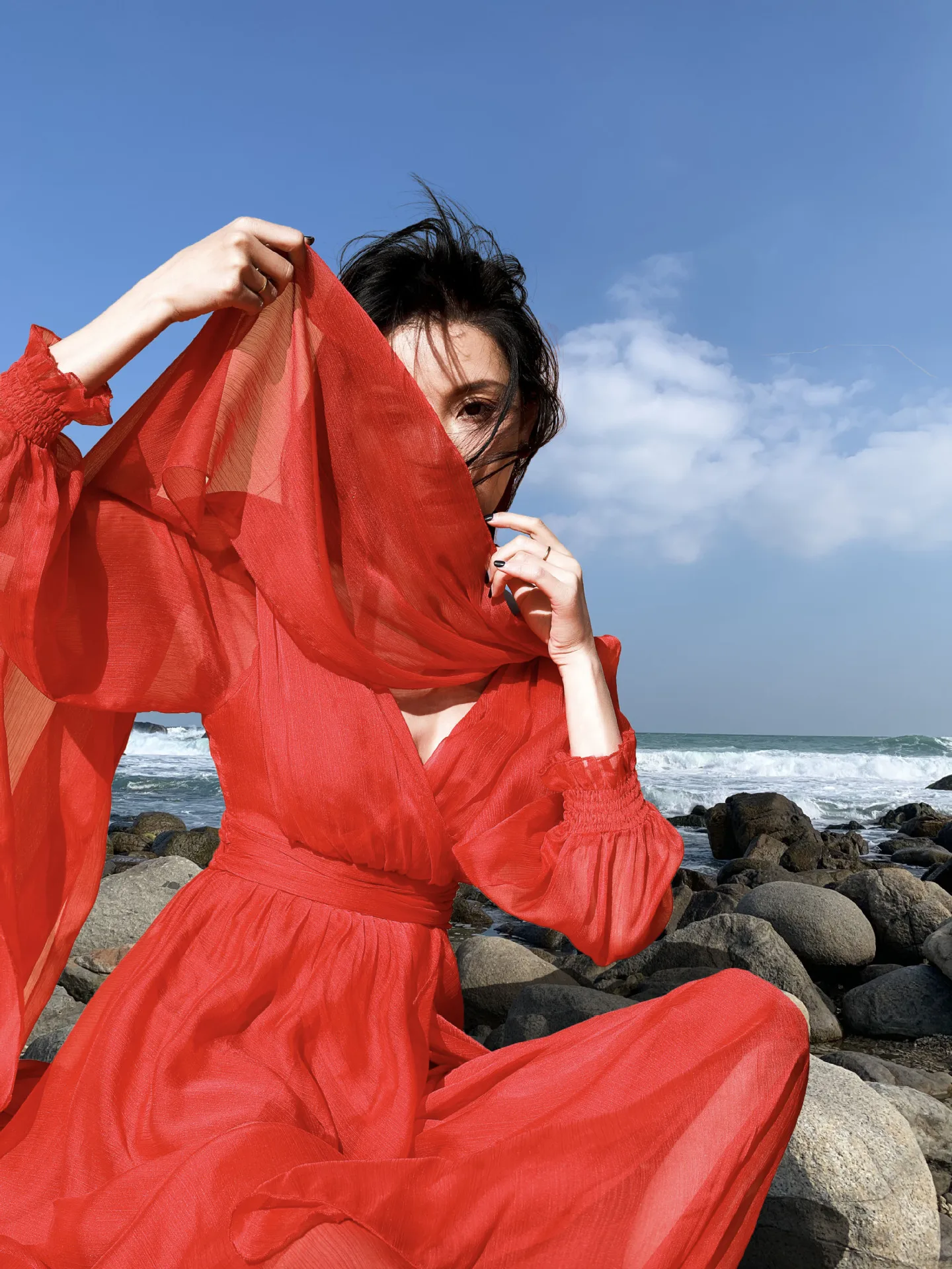 

Fashion V-neck Maxi Dress for Women 2021 Autumn Ethnic Style Exotic Retro Feminine Dress High Waist Slimming Elegant Beach Dress