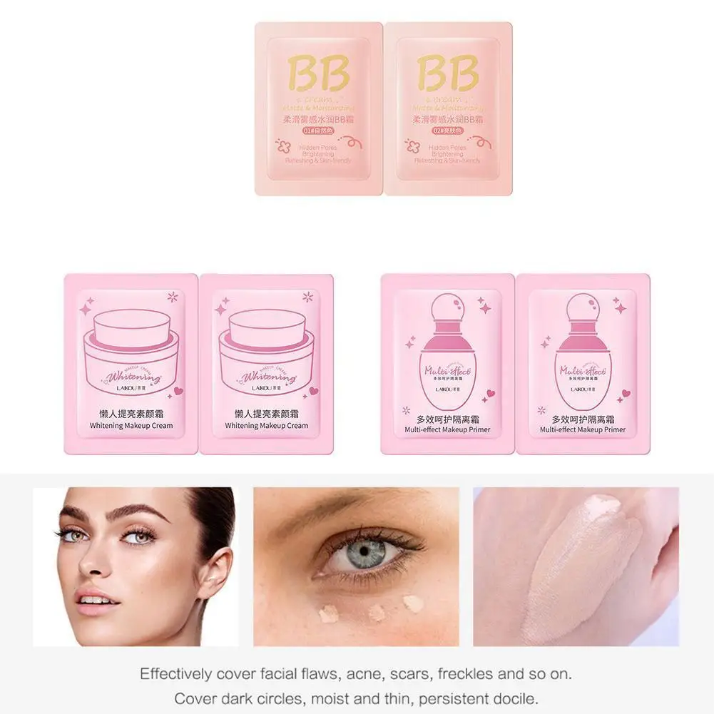

Concealer Moisturizing Makeup Brightening Bare Whitening Care Face Lasting Lazy Foundation Bb Base Skin Long Brightening Cr R9T5