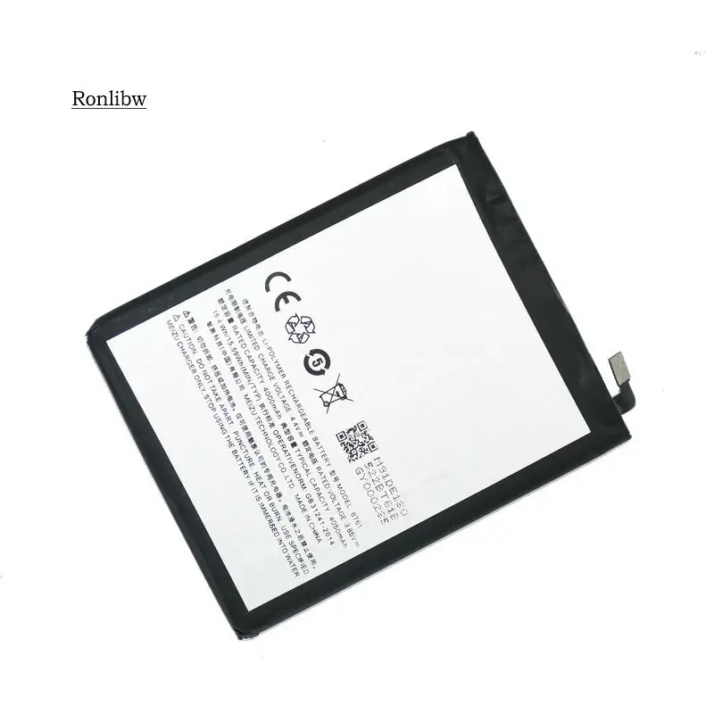 Запасной аккумулятор Ronlibw 4000 мАч BT61 для Meizy M3 Note L681H L681 L version мобильный