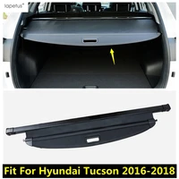 rear tail trunk security shade shield cargo protection molding cover kit trim accessories for hyundai tucson 2016 2017 2018