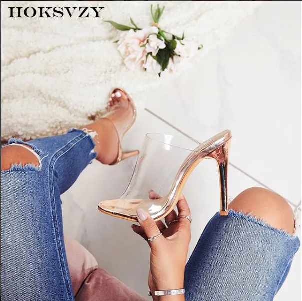 HOKSZVY коллекция 2020 года пикантные Вечерние туфли на высоком каблуке Осенние новые