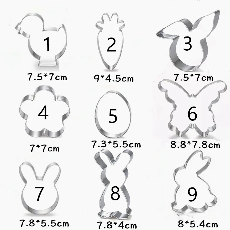 Новогодняя набор печенья кролик яйцо с цветами из искусственного меха мордочкой