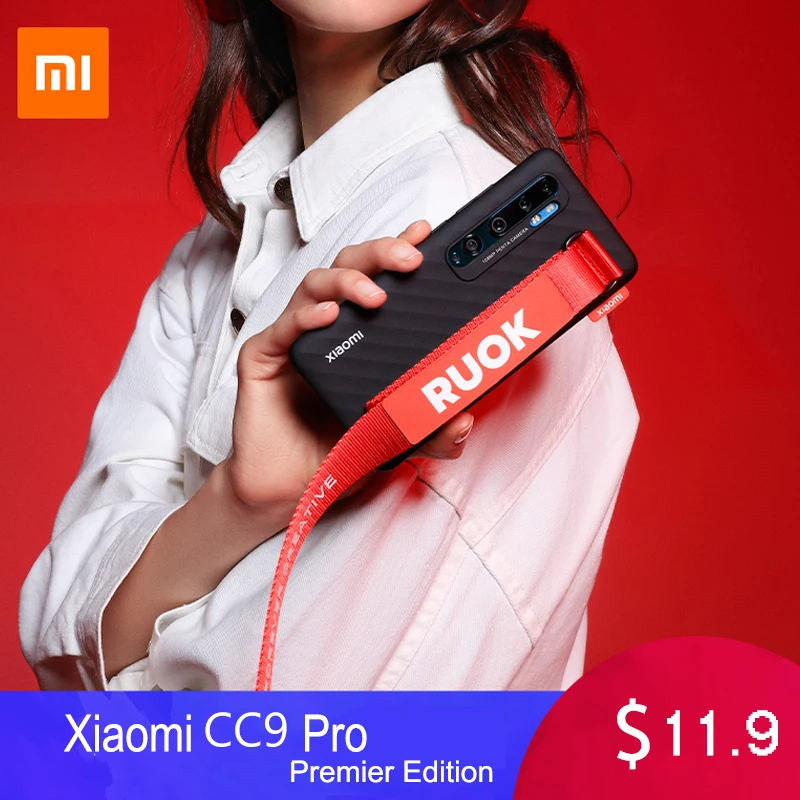 Оригинальный Xiaomi mi CC9 Pro чехол противоударный PC для телефона тонкий полный