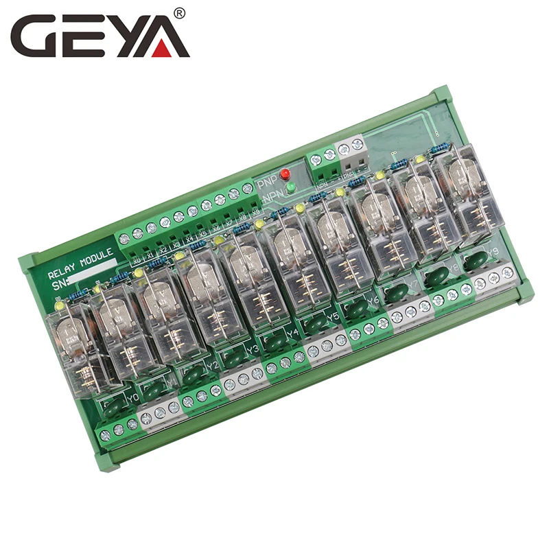 Релейный модуль GEYA NG2R Omron 10 каналов 12 В постоянного тока 24 для защиты PLC |