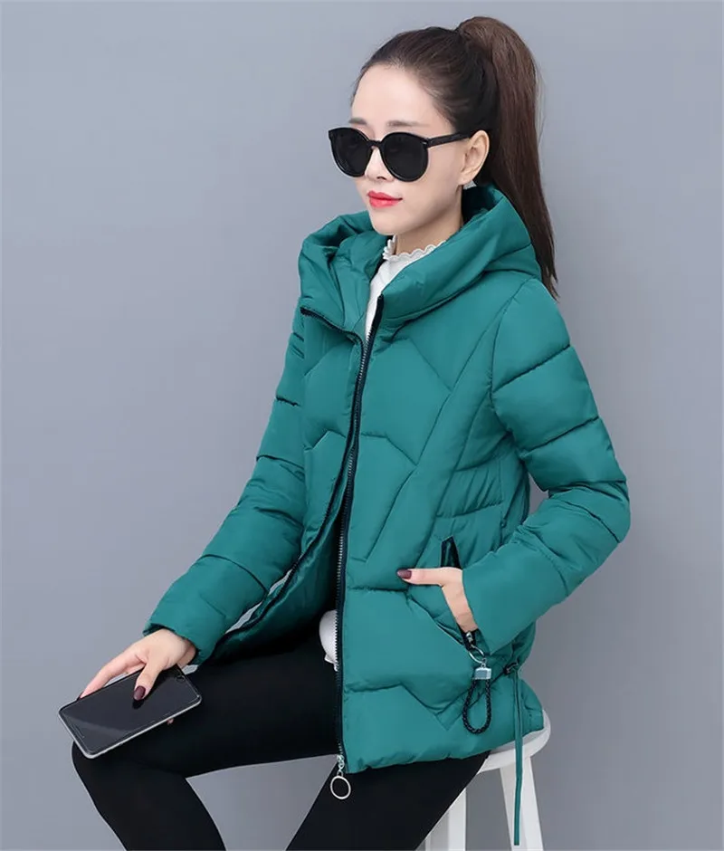 

2020 Winter Jacket Women Coats Hooded Jackets Parkas Thick Warm Cotton Padded Female Loose Short Coat Outwear Plus size 4XL