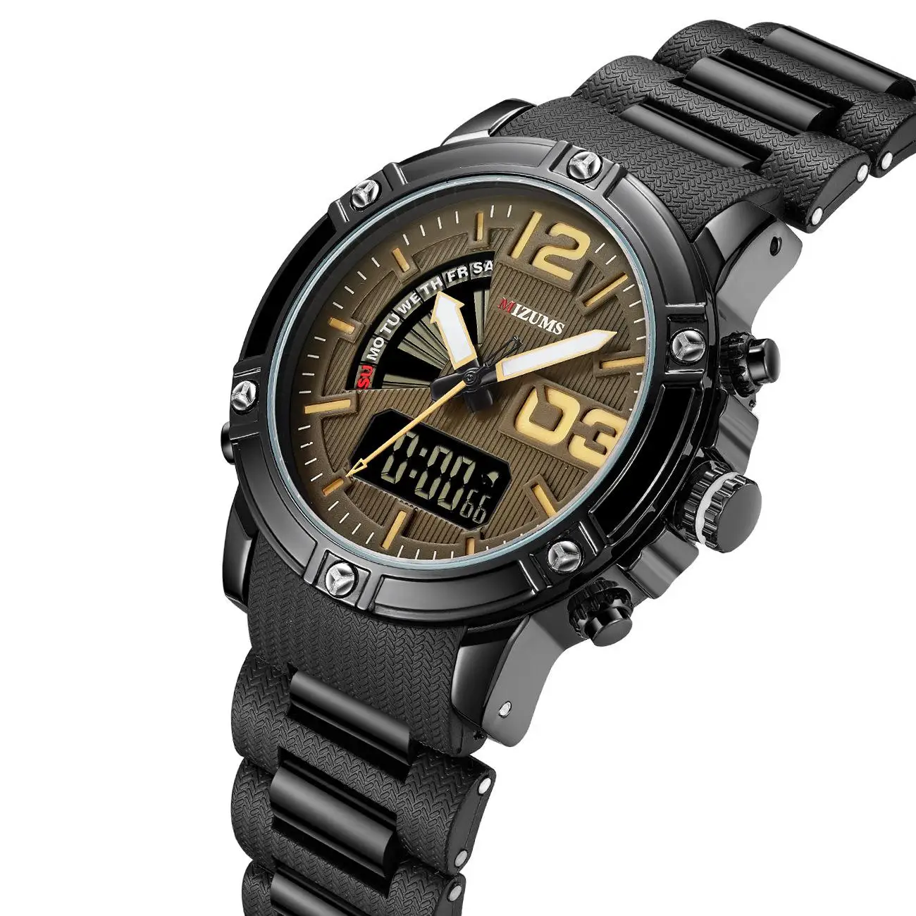 

Student Sports Watch New Concept Men's Watch Waterproof Watch Sports Men's Watch Dual Movement Electronic Watch Fashion Watch