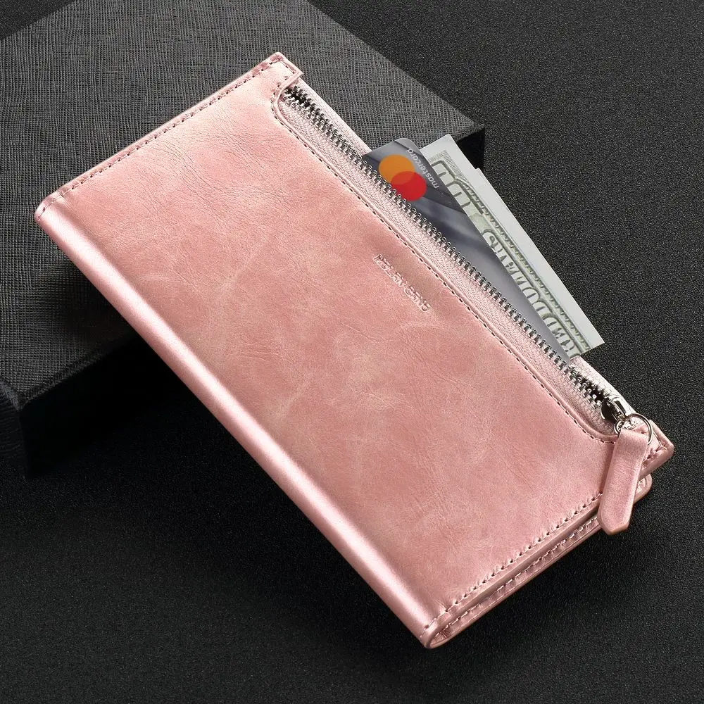 Роскошный чехол кошелек с отделением для карт Samsung Galaxy S20 Ultra 5G S10 Plus S9 S8 A21s кожаный