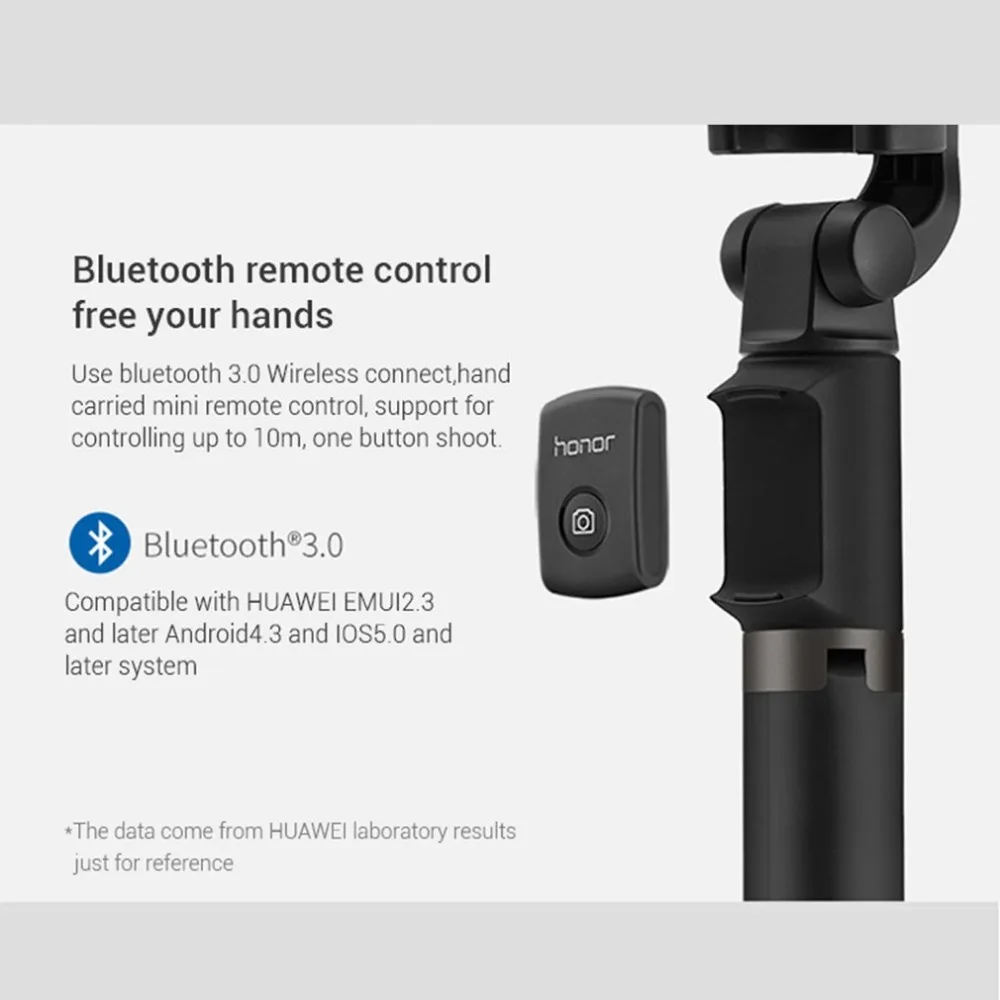 Huawei Honor Беспроводная селфи палка штатив портативный Bluetooth 3,0 монопод для iOS/Android/huawei смартфон AF15