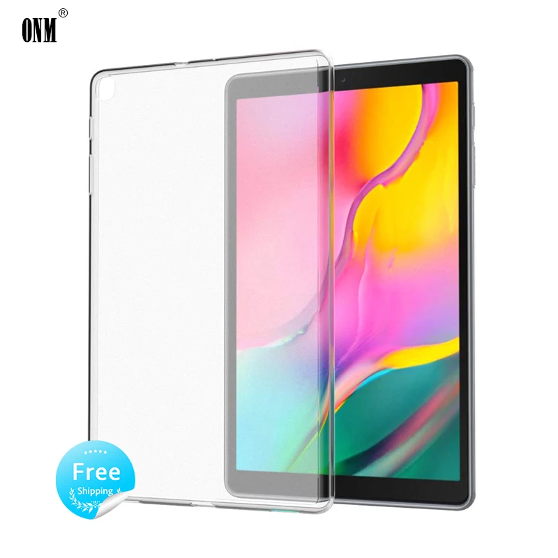Чехол для Samsung Galaxy Tab A 10 1 8 0 2019 прозрачный силиконовый мягкий чехол из ТПУ S5e S6