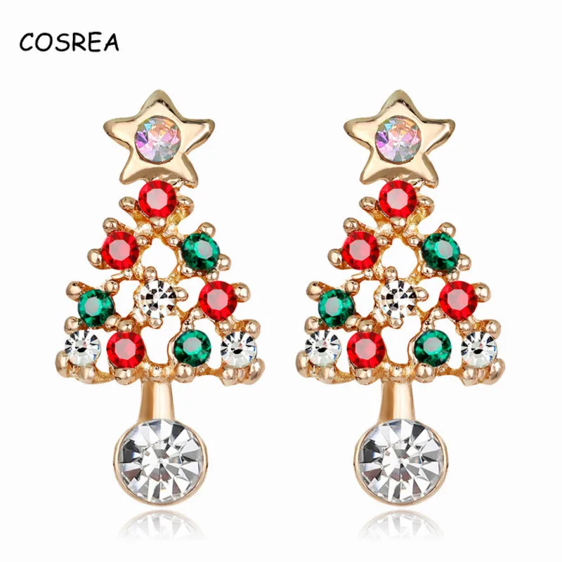 Женские серьги с эмалью в виде Санта Клауса снеговика | Тематическая одежда и