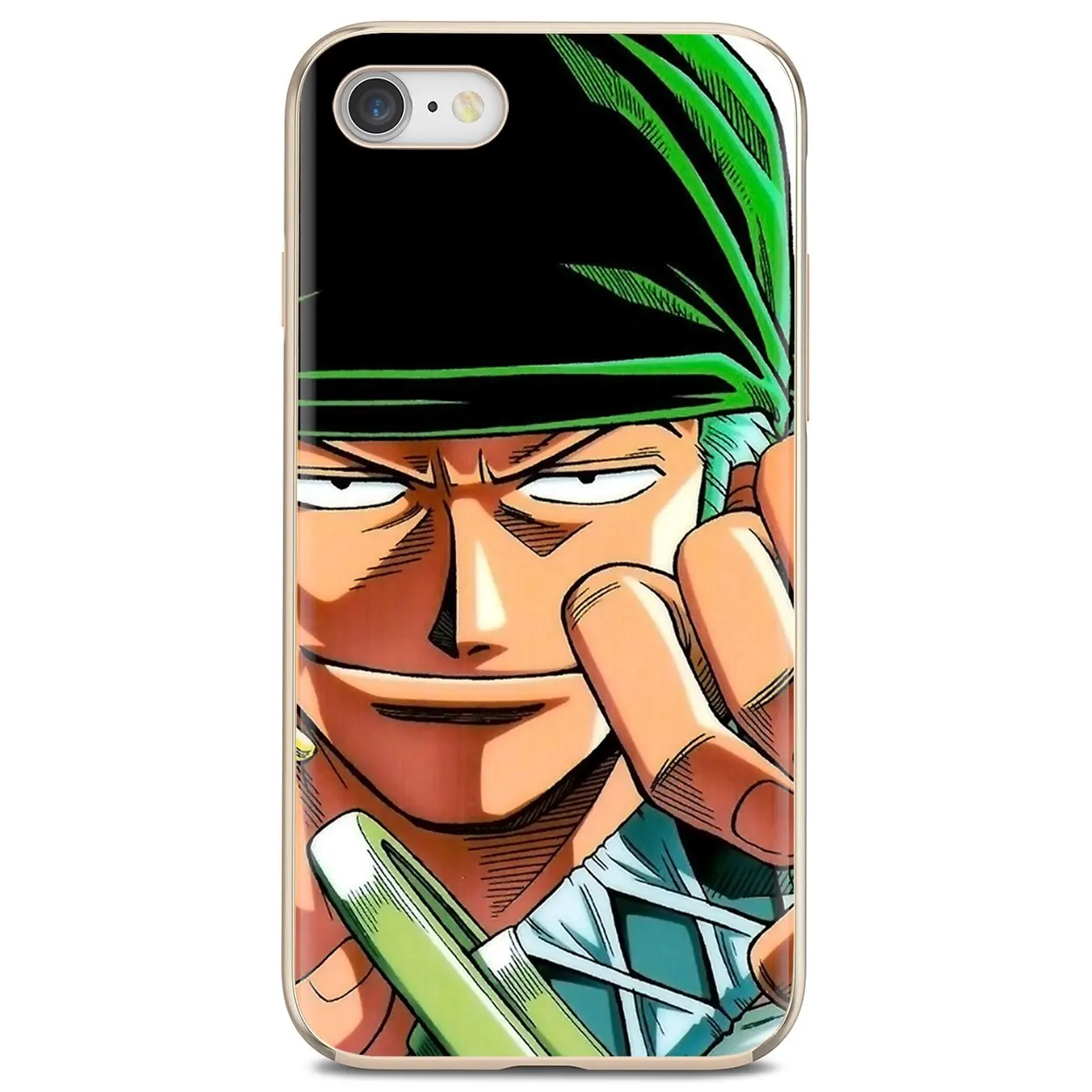 Для iPod Touch для iPhone 11 Pro 4 4S 5 5S SE 5C 6 6S 7 8 X XR XS Plus Max Anime one piece zoro прочный силиконовый