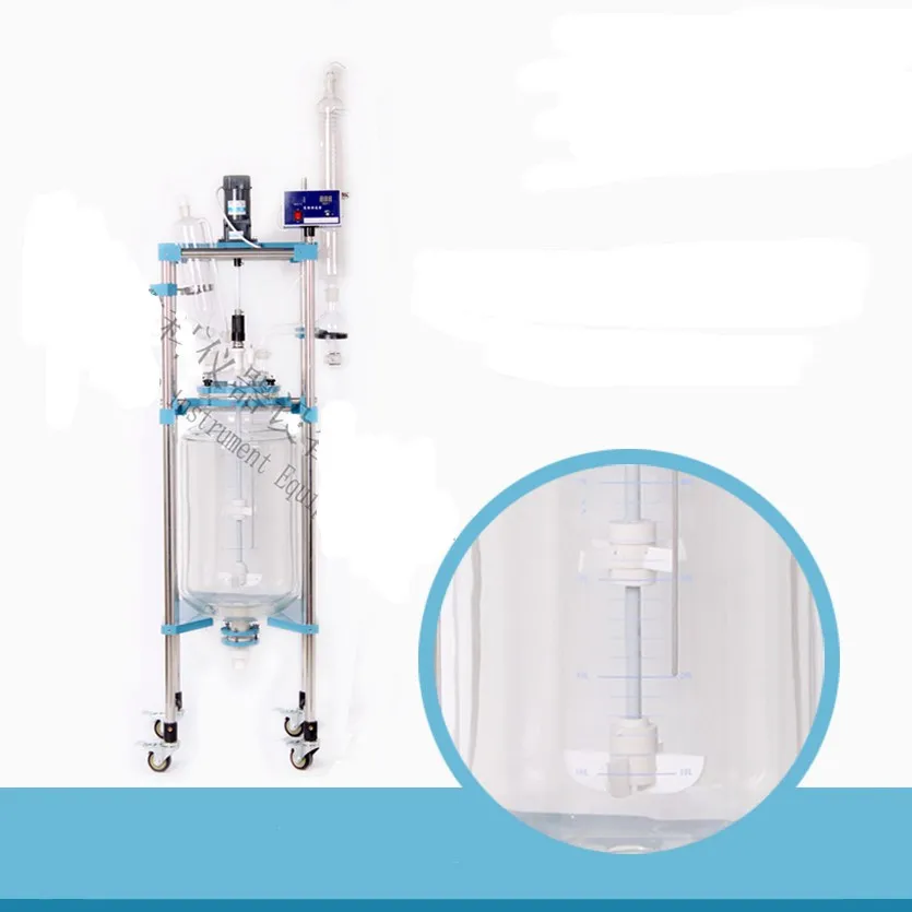 Лабораторный зеркальный реакционный чайник 110/220 В цифровой Новый rh 20 л|Приборы
