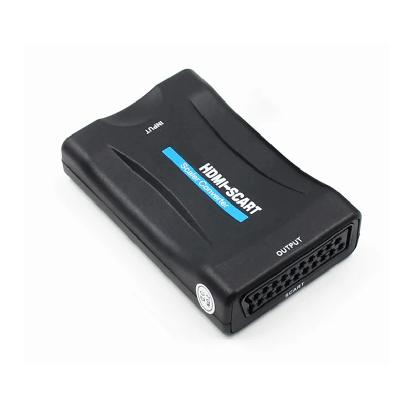 Bundwin 1080P HDMI SCART Аудио Видео адаптер USB кабель питания высококлассный конвертер AV