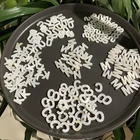 Бусины из ракушек с натуральными буквами, 5 шт.лот