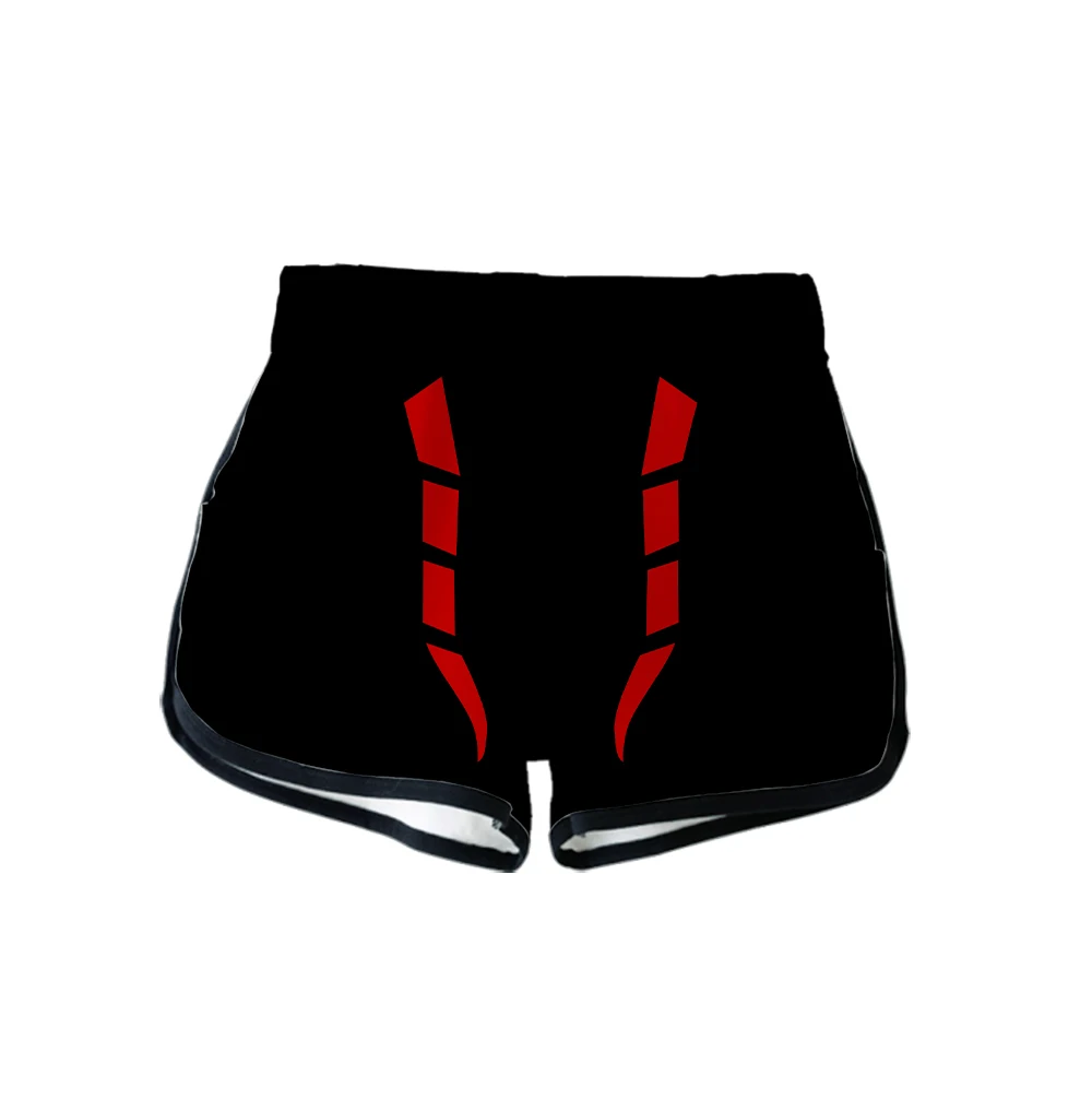 

Popular White 3D Anime Jujutsu Kaisen Women's Two Piece Sets Exposed Navel t shirt and Shorts Casual Summer Cosplay Outfit Suits