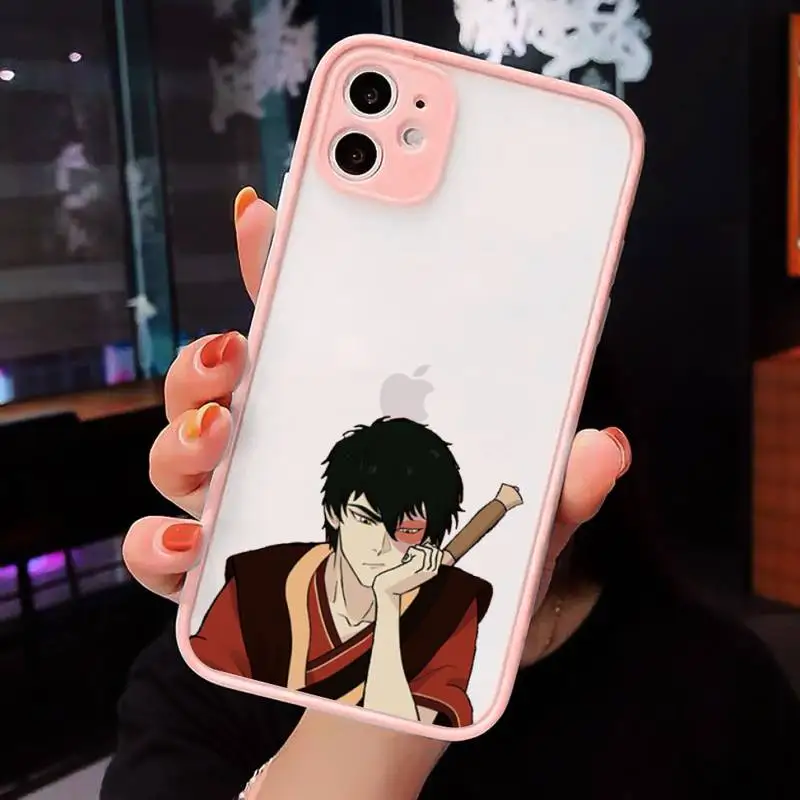 

Avatar the Last Airbender Phone Cases Matte Transparent for iPhone 7 8 11 12 s mini pro X XS XR MAX Plus cover funda