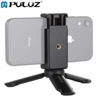 puluz mini portable folding stand tripod with clip vlogging kit gopromobile phone photography accessories for xiaomi hero 8
