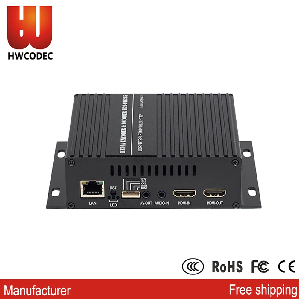 HWCODEC H.264/H.265 hdmi/cvbs full 1080 p HD IPTV транскодер поддержка RTSP/RTMP/UDP/HTTP/HLS/P P/SDK|Теле- и
