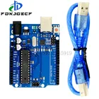 1 комплект для UNO R3 ATMEGA16U2 + MEGA328P чип для Arduino UNO R3 макетная плата с USB-кабелем