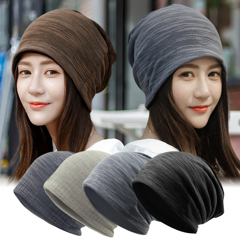 

Spring and Autumn Thin Hat Korean Version Cotton Fabric Headgear Hat Men and Women Double Heaps Windproof Outdoor Headgear Hat