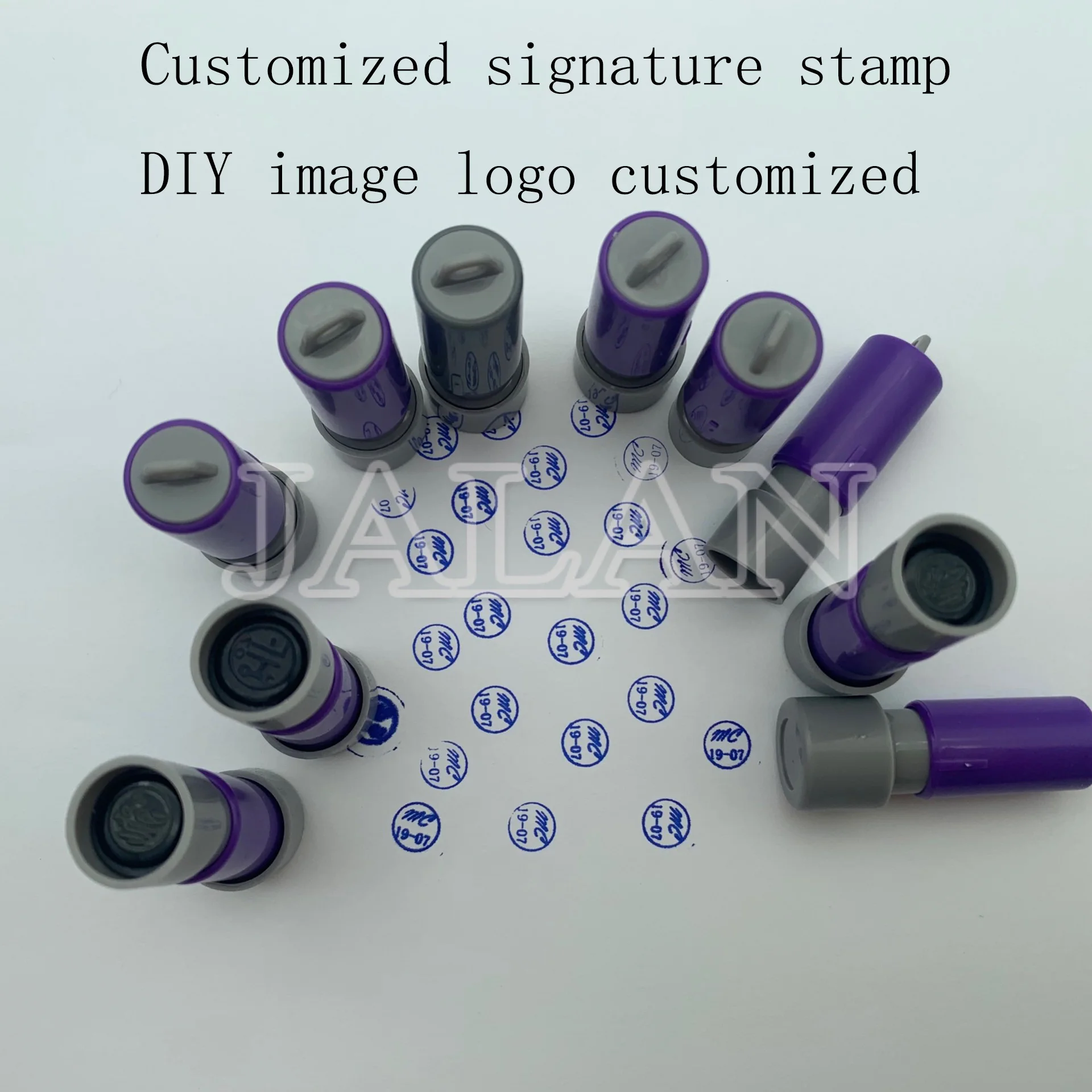 Customized signature stamp private seal for mobile phone repair workshop tool self inking custom DIY image logo | Мобильные телефоны