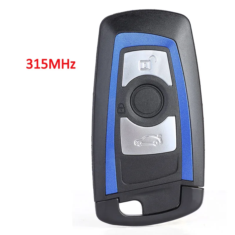DIY ключ 315/434 МГц PCF7945 PCF7953 чип CAS4 +/FEM замена 3 кнопки дистанционный брелок для BMW 1 2 4 5