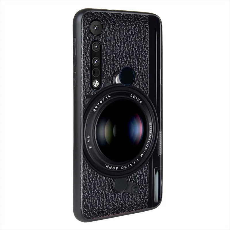 

Cute Vintage Camera For Motorola Edge G Stylus 5G G8 G9 Play Power Lite One Huper Marco Fusion Plus Phone Case