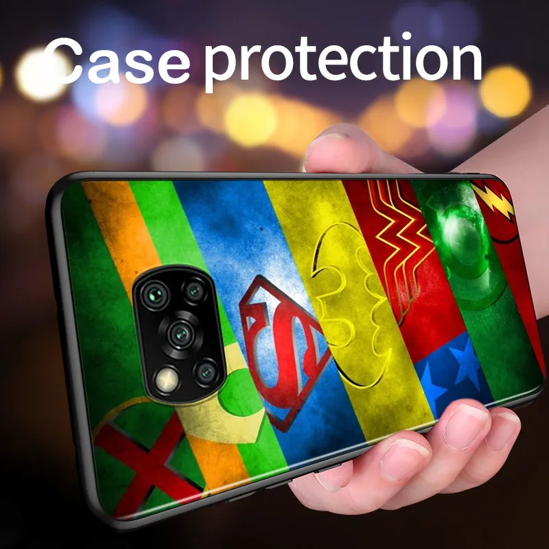 avenger marvel superhero for xiaomi poco x3 gt nfc m2 x2 f2 f3 m3 f1 pro mi play mix 3 a3 a2 a1 lite soft phone case coque free global shipping