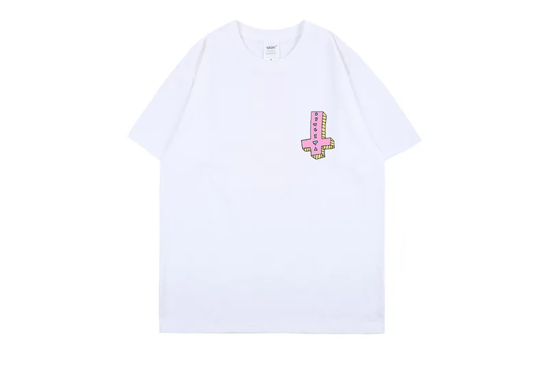 

Cross print T-shirts Men Women Top Quality T shirts 2021 Summer style Tee Vintage Tops