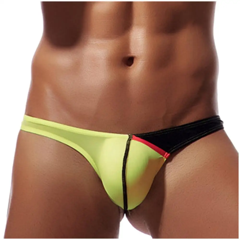 Мужское нижнее белье Ice u выпуклая стринги с низкой талией тонкое из тонкой