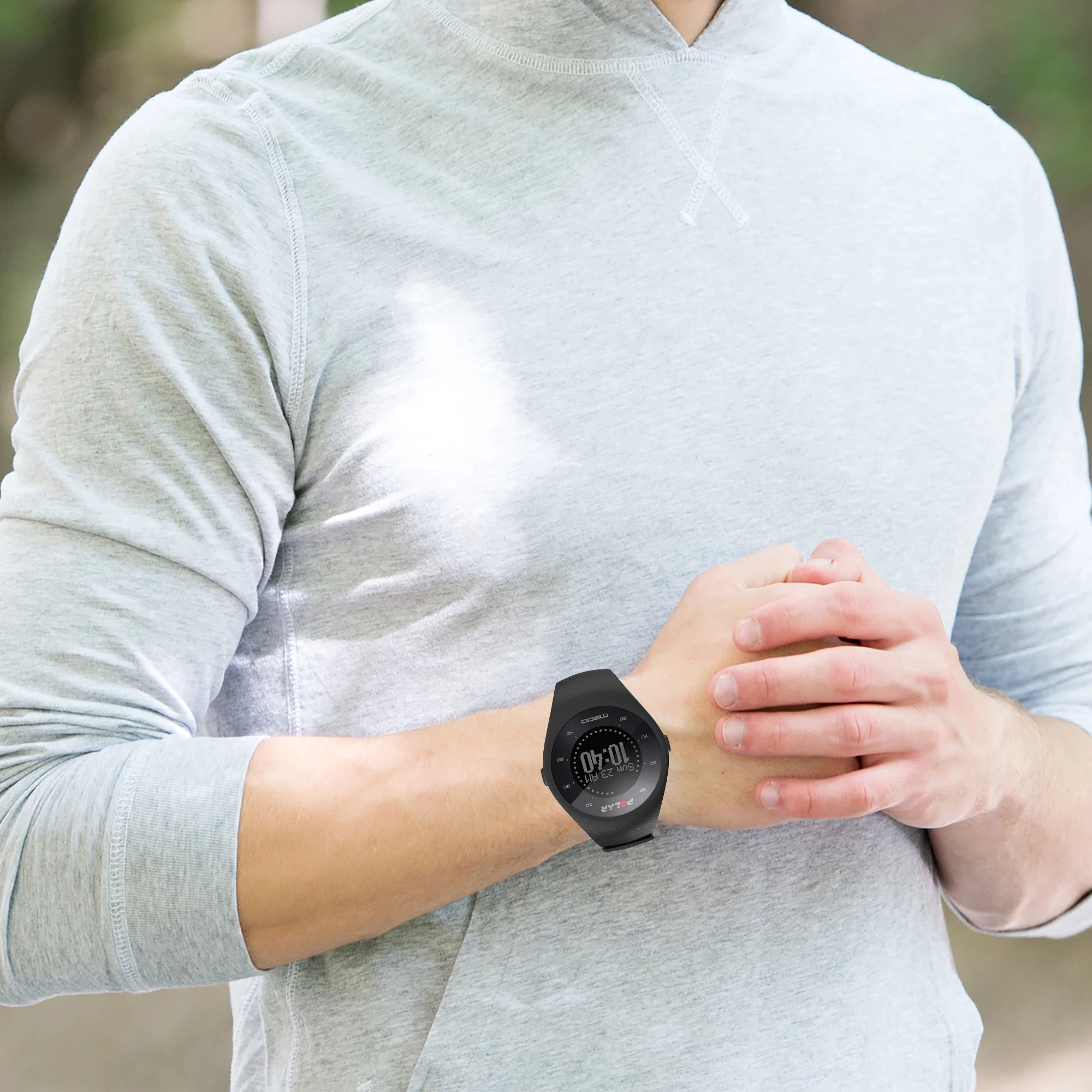 

New Arrival Solid Color Soft Silicone Smart band Bracelet Watch Strap Wrist Band For Polar M200 Watchband Running Watch
