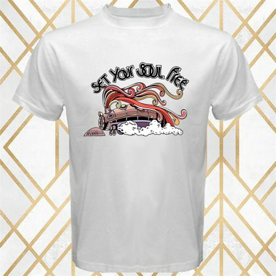 Soul Train Free музыка ТВ Шоу логотип мужская Белая Футболка размер S 3Xl модная