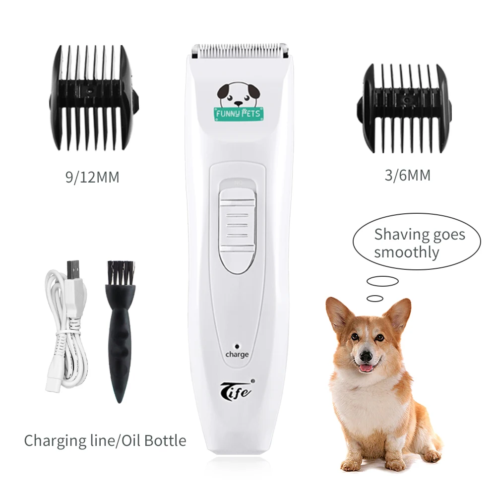 

Профессиональная машинка для стрижки домашних животных с низким уровнем шума, электрическая Беспроводная Машинка для стрижки кошек, Высок...