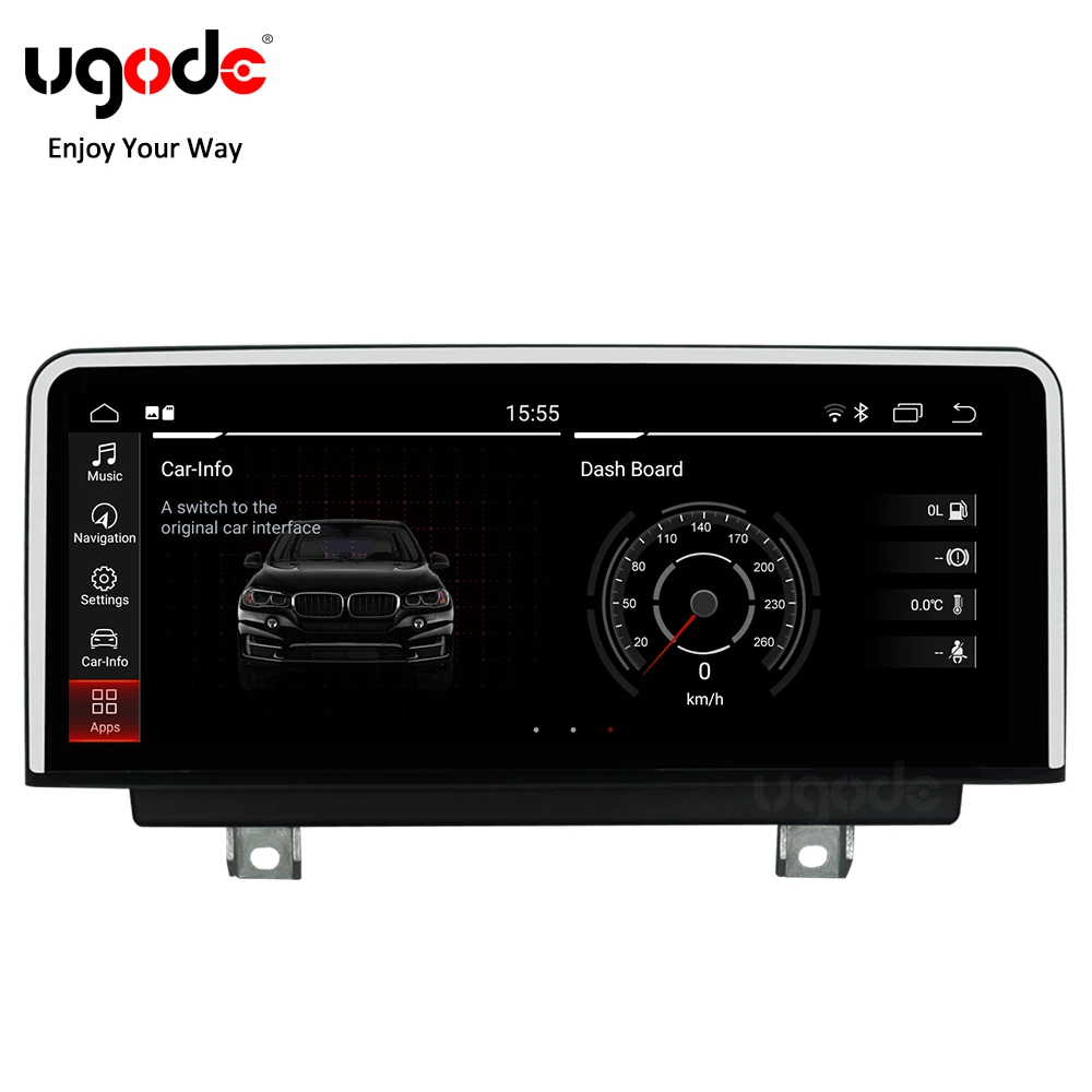 Ugode PX6 автомобильный мультимедийный плеер 10 25 &quotAndroid 9 0 для BMW X1 F48 2018 EVO GPS Навигация