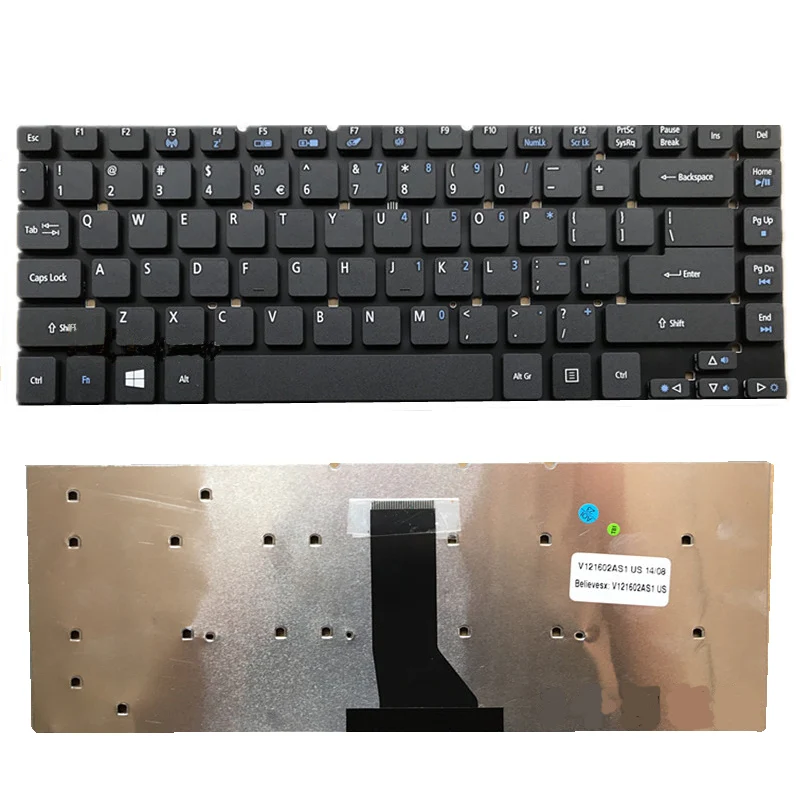 Бесплатная Доставка! Новая клавиатура для ноутбука в наличии 1 шт. Acer E1 432G E14 TMP246M