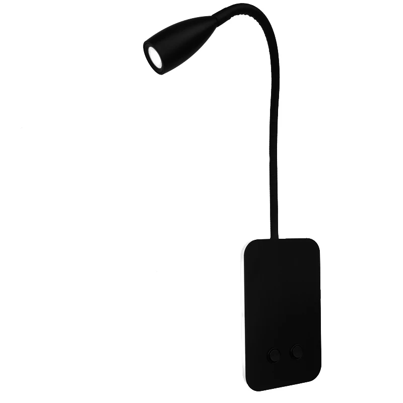 Настенная Светодиодная лампа Topoch с гибким переключателем для чтения