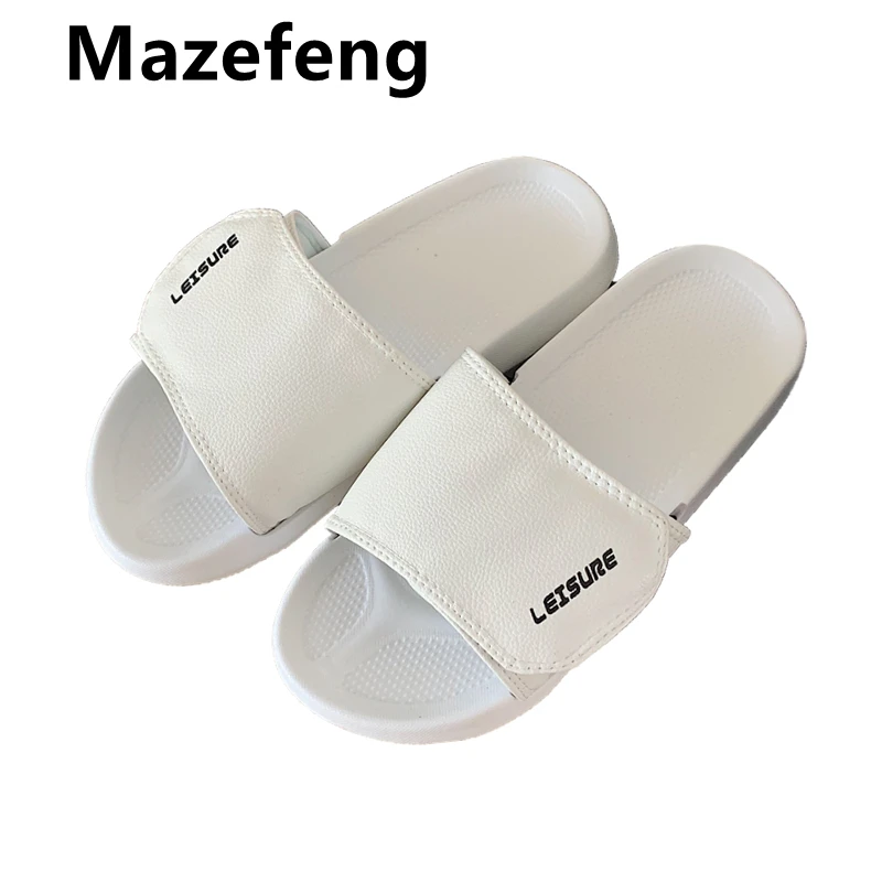 

Женские домашние тапочки, Нескользящие шлепанцы для душа, плоская подошва, удобные, летняя обувь