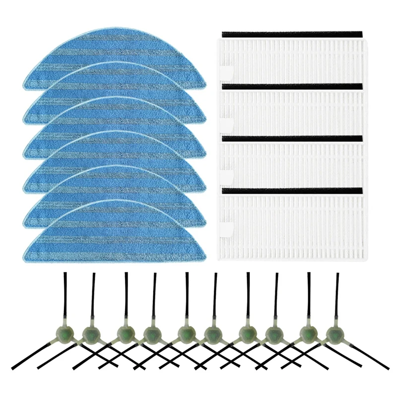 

Mop Cloth For Lefant M200/M201/M501-A/M571/T700 Robot Vacuum Cleaner Hepa Filter Spin Side Brush Spare Packs