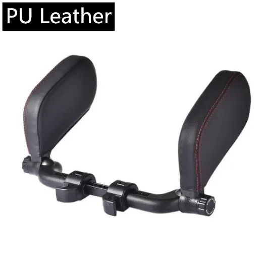 

Подголовник автомобиля, регулируемая безопасная подушка для автомобильного сиденья для поддержки головы и шеи, дорожная подушка для сна для детей и взрослых, бежевый, черный