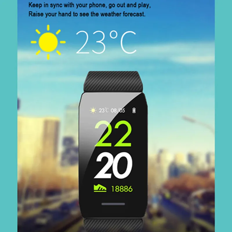 Смарт-браслет с измерением пульса и давления 40 # | Электроника